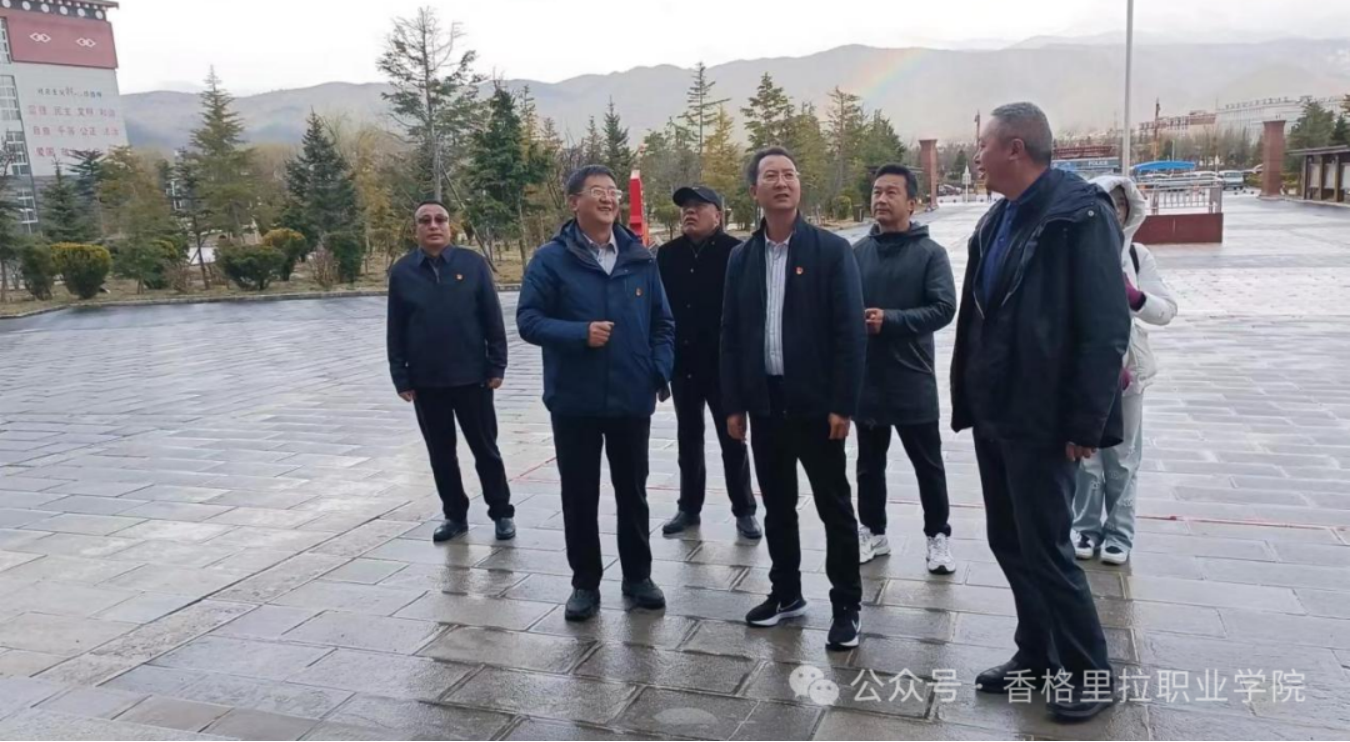 丽江市教育体育局专职副书记一行莅临我校检查指导工作(图1)