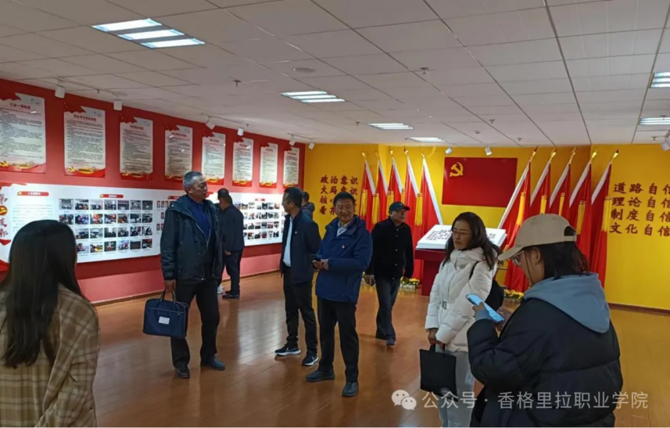 丽江市教育体育局专职副书记一行莅临我校检查指导工作(图3)