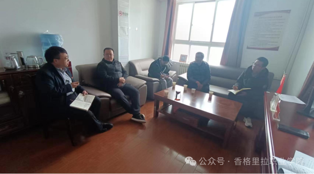 州教体局副局长赵红坤一行到校指导工作(图1)